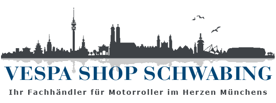 Vespashop Schwabing Logo, Verleih und Verkauf